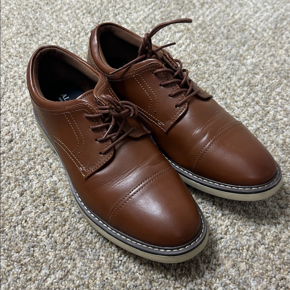 Alfani Theo Brown Lace-Up Shoes